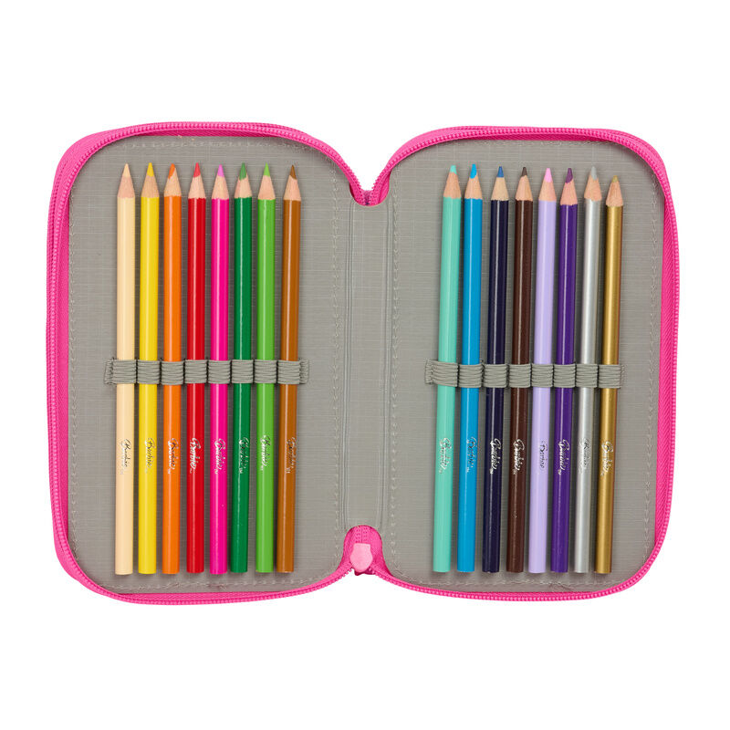 Good Day Barbie triple pencil case 37pcs