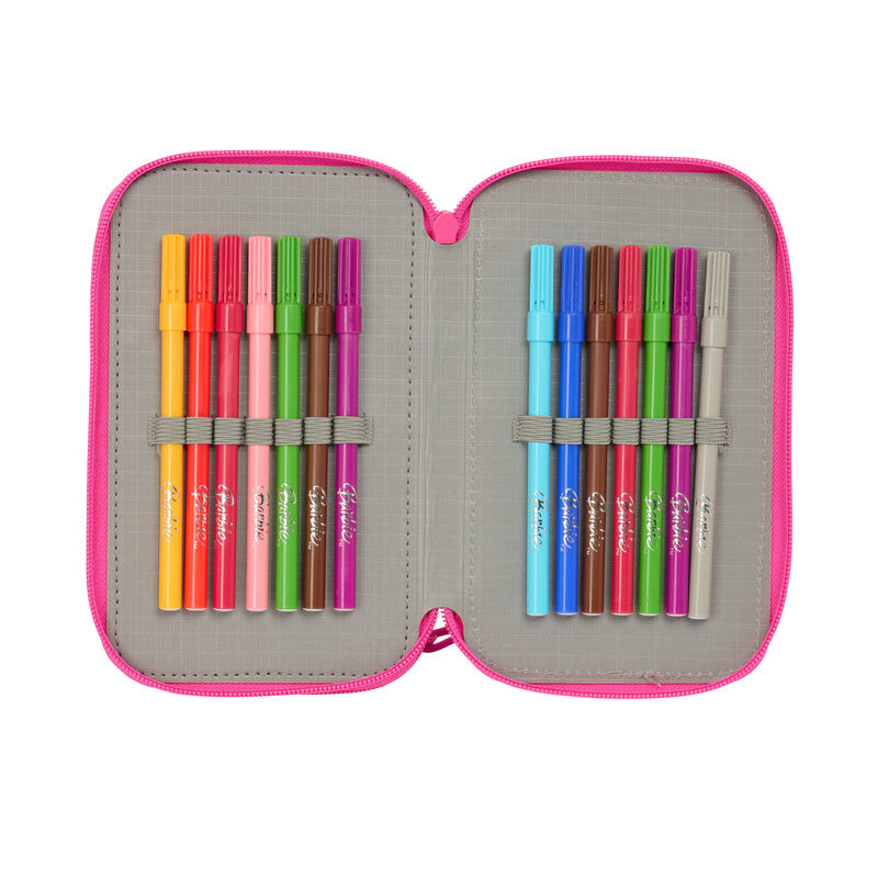 Good Day Barbie triple pencil case 37pcs