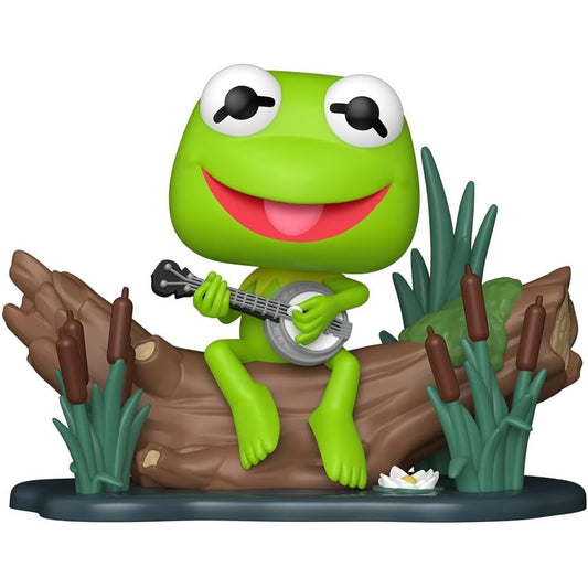 pop deluxe figure the muppets kermit with banjo