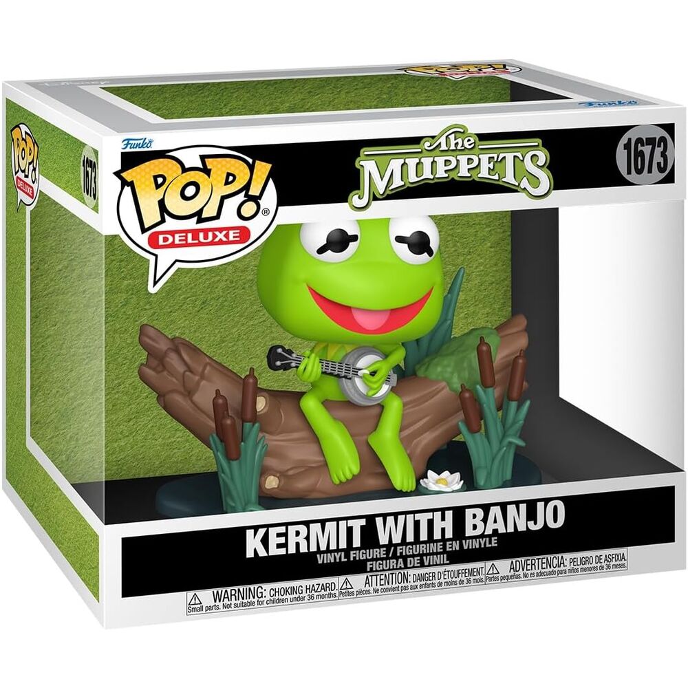 POP Deluxe Figure The Muppets Kermit with Banjo