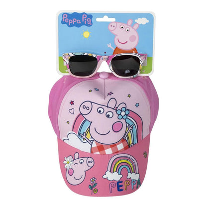 peppa pig hat and sunglasses set