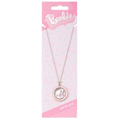 Spinning Silhouette Barbie Pendant