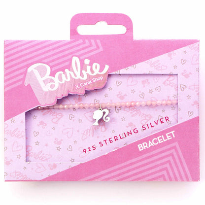 silhouette charm barbie silver bracelet