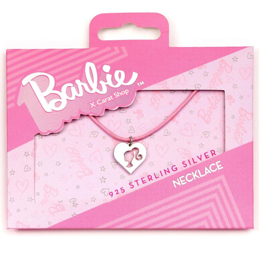 Silhouette Barbie pendant silver