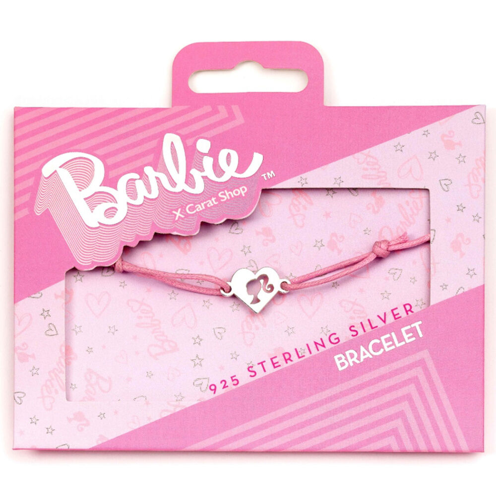 silhouette barbie friendship bracelet  silver