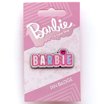pin sparkly logo barbie