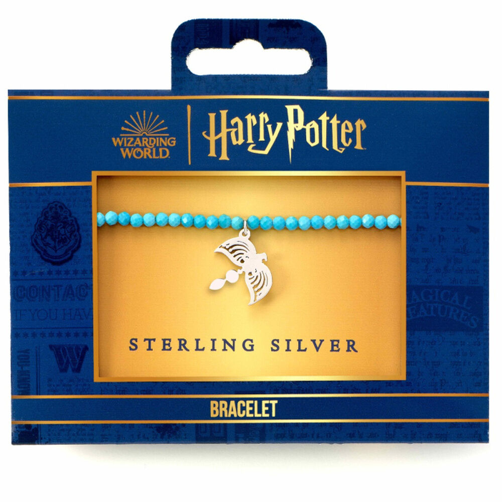 harry potter silver charm bracelet
