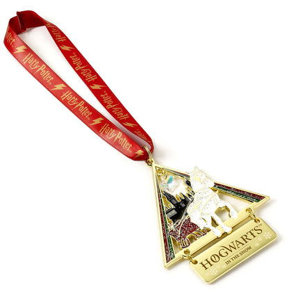hogwarts in the snow harry potter christmas hanging ornament