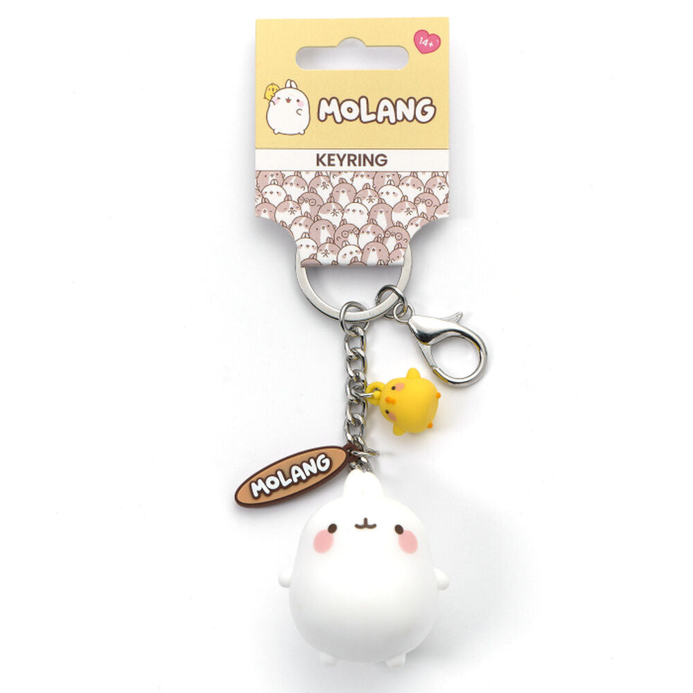 molang and piu piu 3d keychain