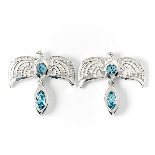 harry potter silver headband earrings