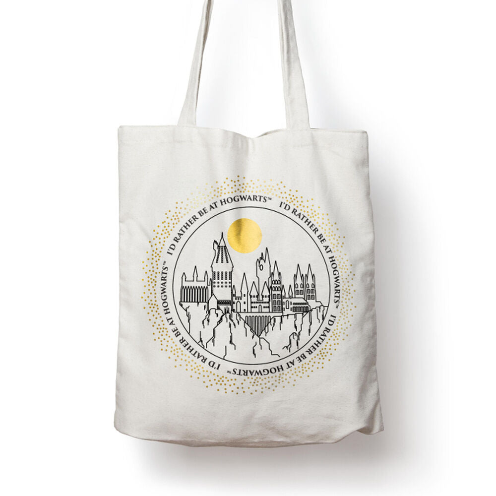 hogwarts castle harry potter shopping bag
