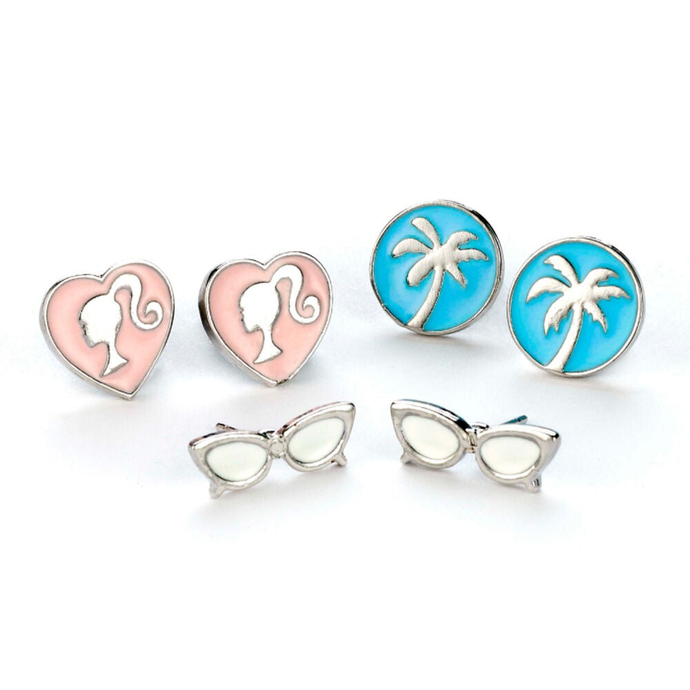 Set mit 3 Barbie Ohrringen