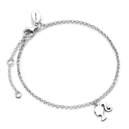 Silhouette Barbie silver bracelet
