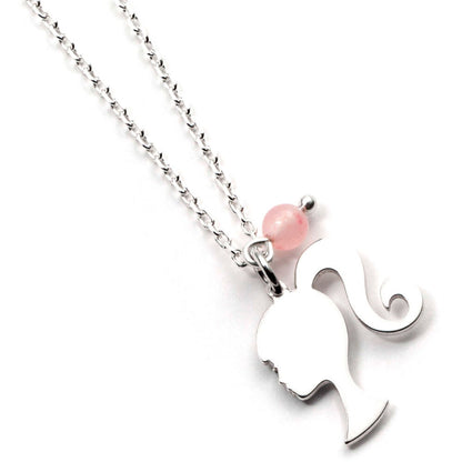 Silhouette Barbie pendant silver