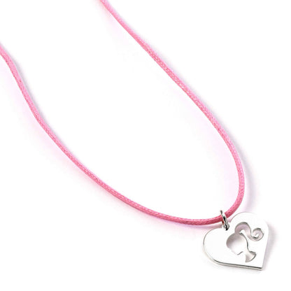 Silhouette Barbie pendant silver