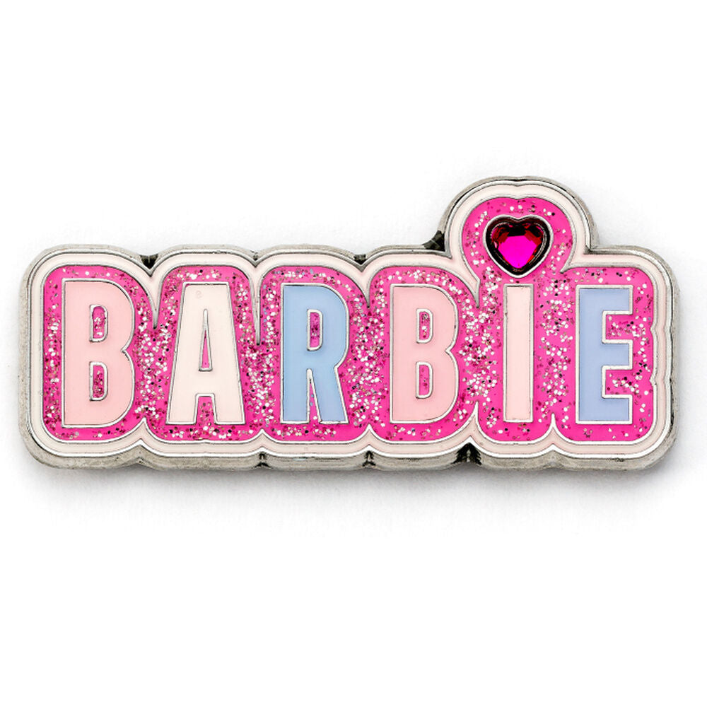 Przypnij błyszczące logo Barbie