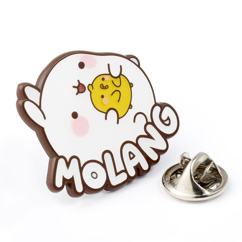 Spilla con logo Molang e Piu Piu
