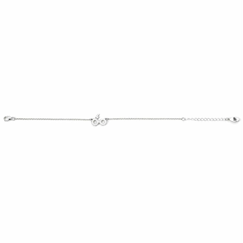 Glasses & Lightning Harry Potter silver bracelet