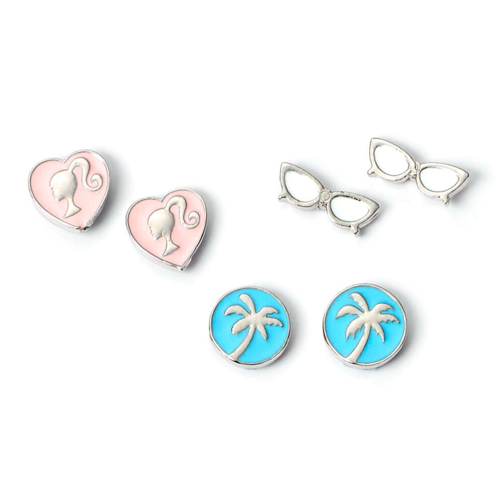 Set mit 3 Barbie Ohrringen