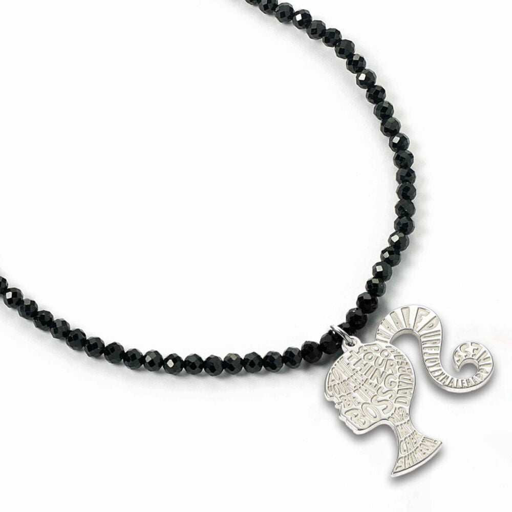 Silhouette Barbie pendant silver