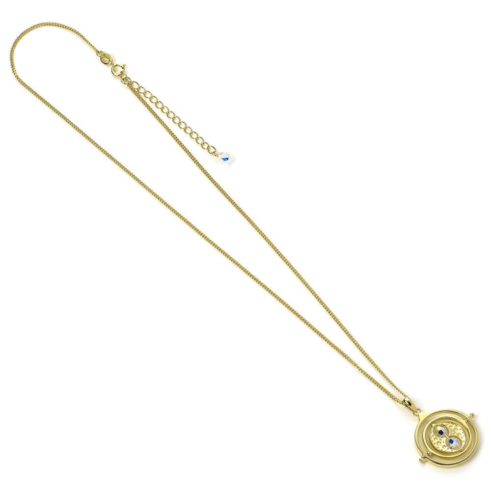 Harry Potter Time Turner Pendant, Silver Gold Plated
