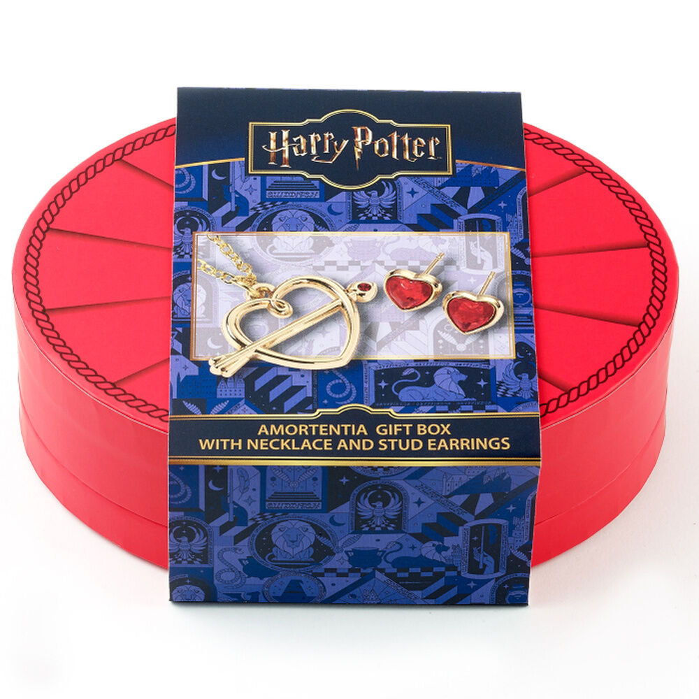 Conjunto de presente Amortentia Harry Potter com pingente e brincos