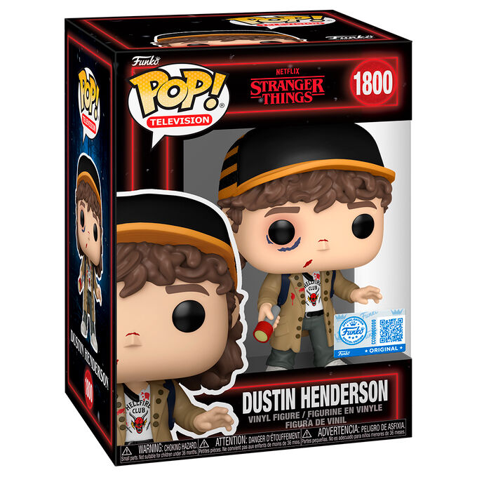 pop figure stranger things 5 ​​dustin henderson exclusive