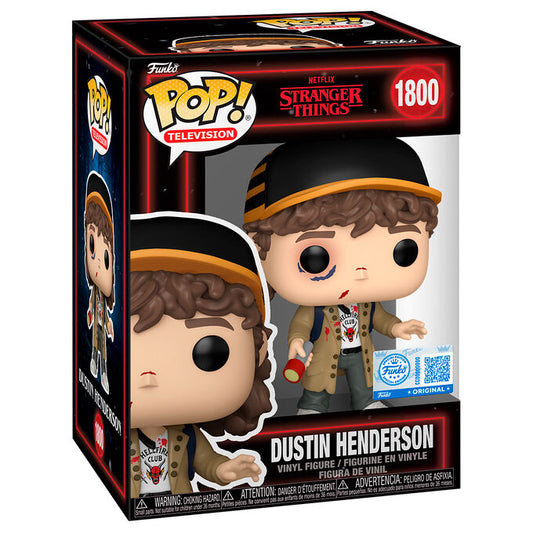 pop figure stranger things 5 ​​dustin henderson exclusive