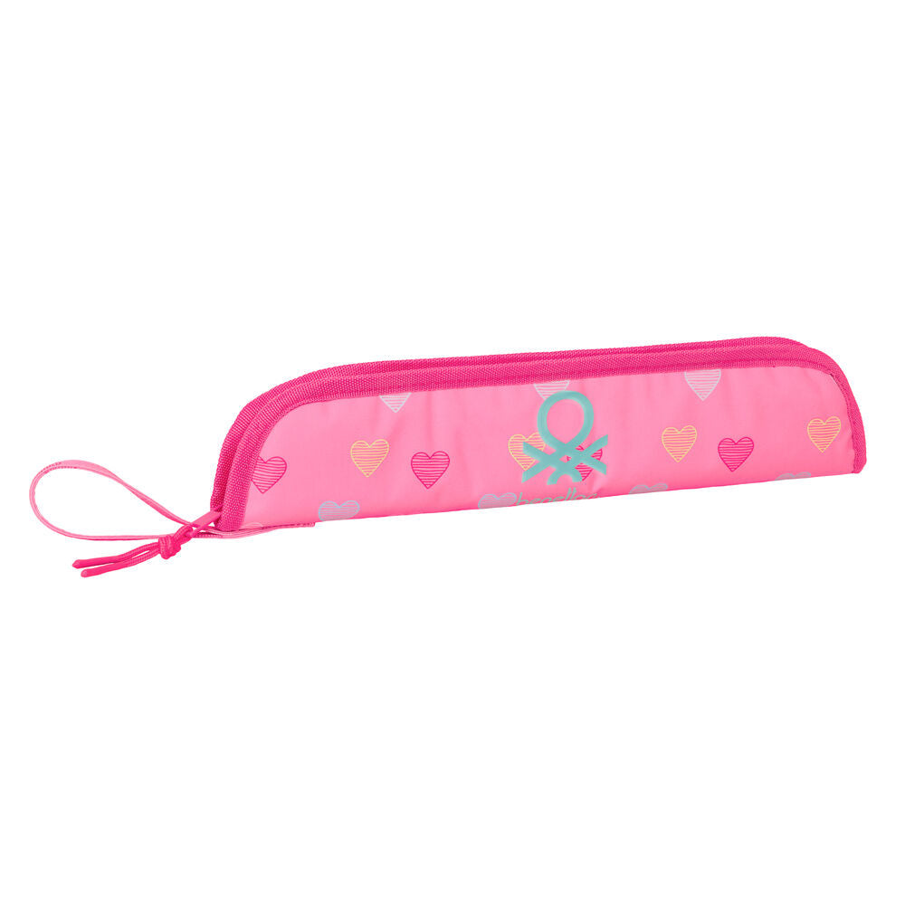 heart benetton flute case