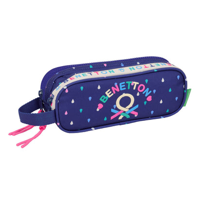 drop benetton double pencil case