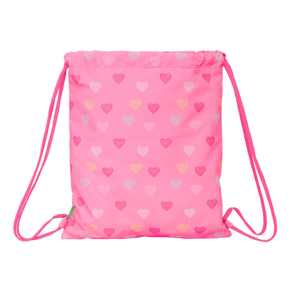 Borsa Benetton a forma di cuore 40 cm