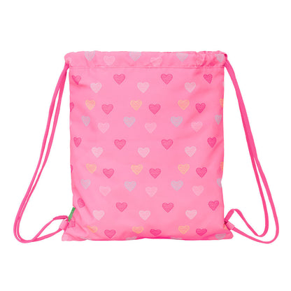 Borsa Benetton a forma di cuore 40 cm