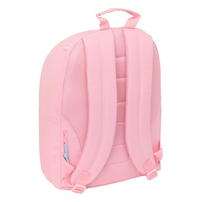Zaino per laptop Benetton rosa pastello 41 cm