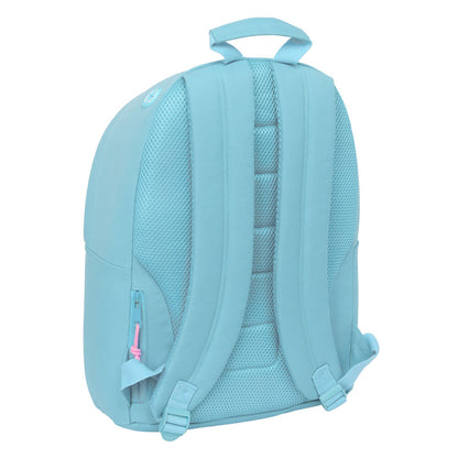 Sac à dos pour ordinateur portable Benetton bleu clair 41 cm