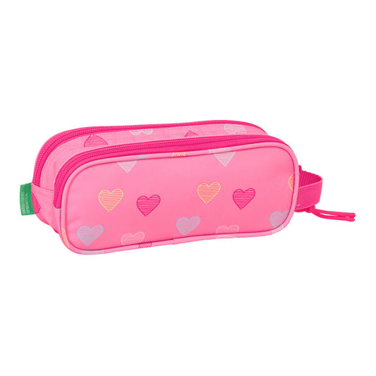 Podwójny piórnik Heart Benetton