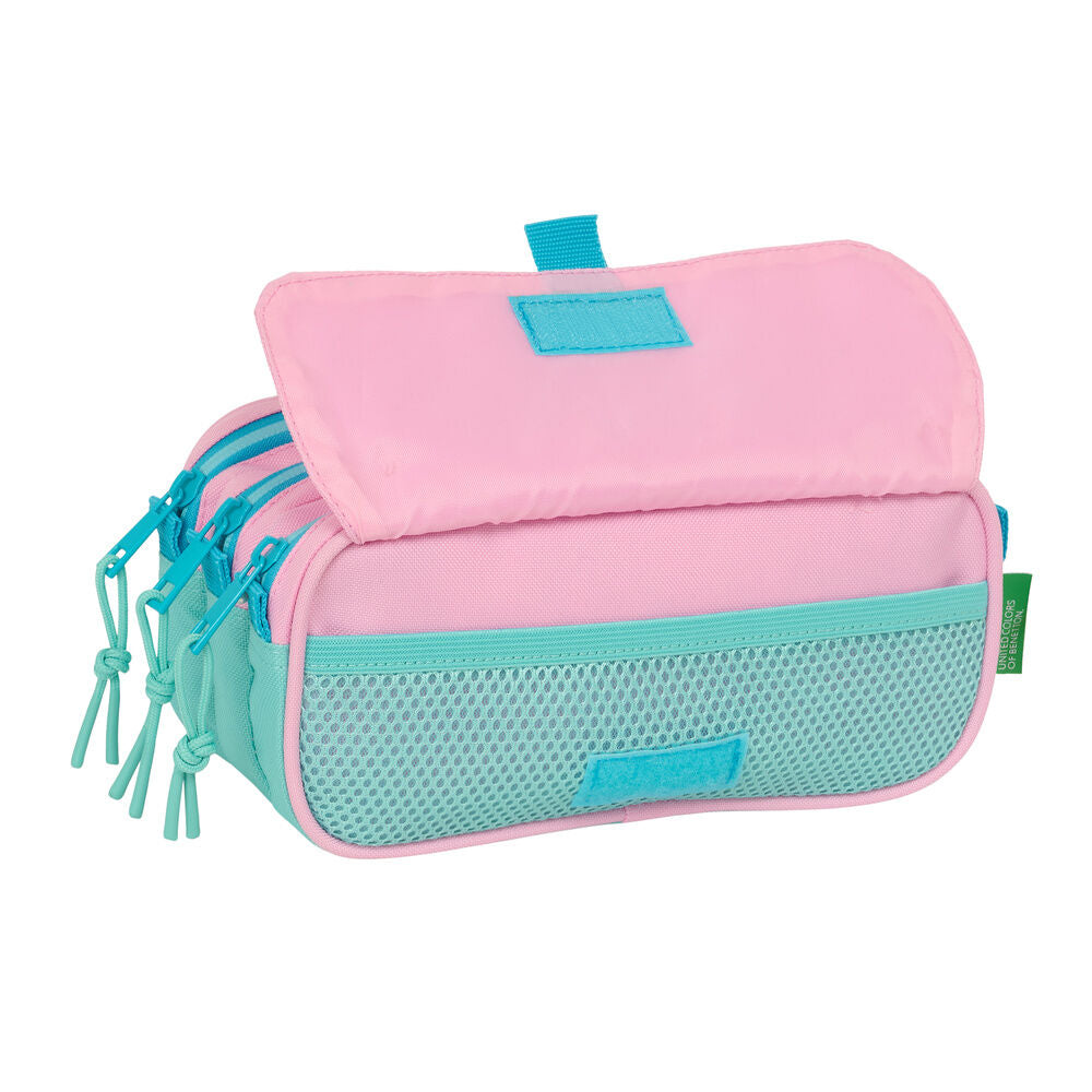 Dolce Benetton triple pencil case