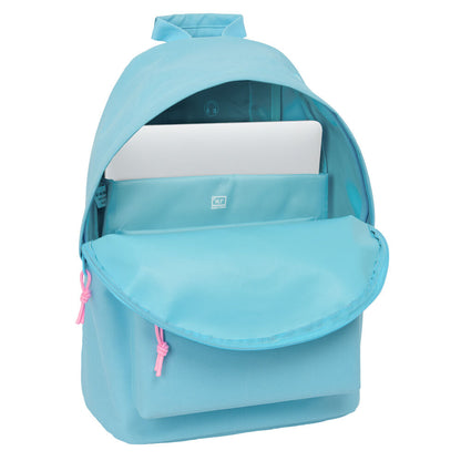 Sac à dos pour ordinateur portable Benetton bleu clair 41 cm