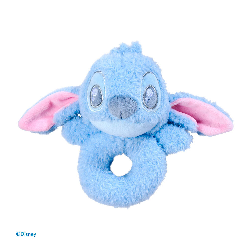 stitch disney plush rattle