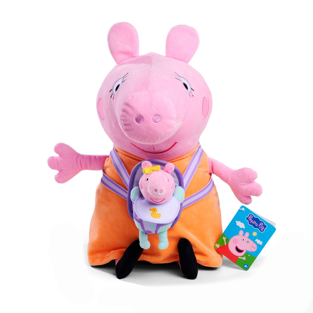 Mama Pig plush with Evie Peppa Pig 33cm