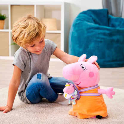 Mama Pig plush with Evie Peppa Pig 33cm
