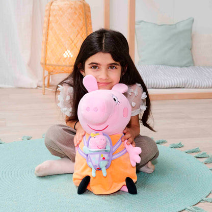 Mama Pig plush with Evie Peppa Pig 33cm