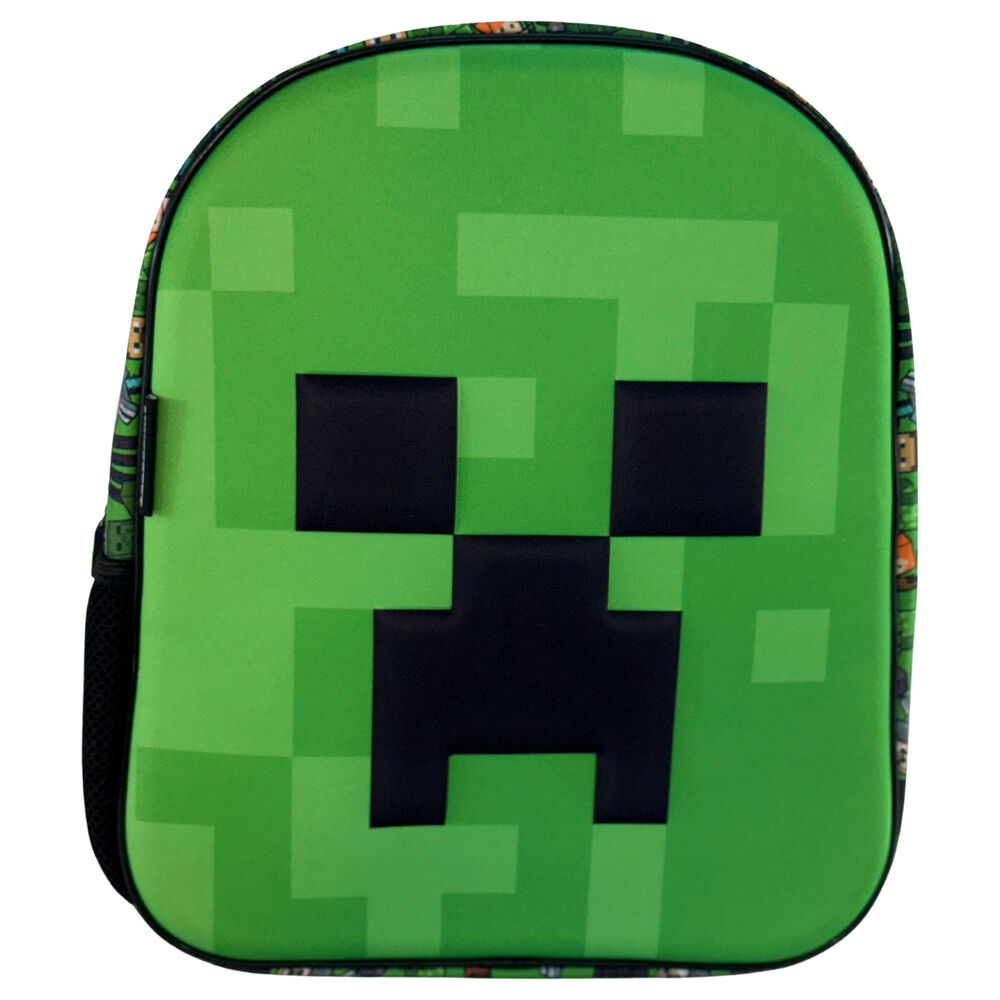 3d face minecraft backpack 30cm