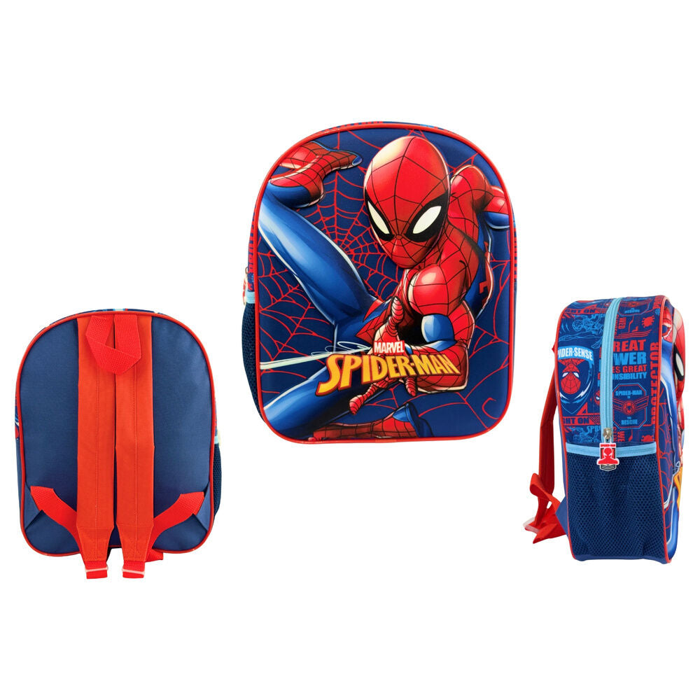 Plecak Marvel Spiderman 3D Web 30 cm