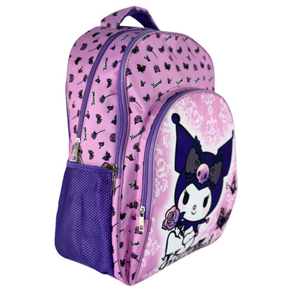 Purple Kuromi Hello Kitty Backpack 42cm