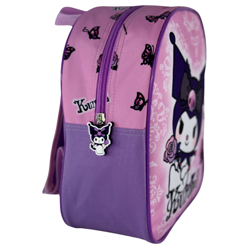 Purple Kuromi Hello Kitty Backpack 26cm
