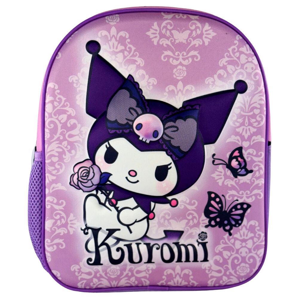 3d purple kuromi hello kitty backpack 30cm