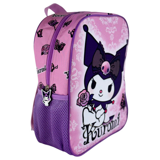 Purple Kuromi Hello Kitty Backpack 30cm