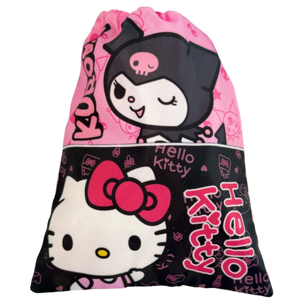 Kuromi & Hello Kitty snack bag 30cm
