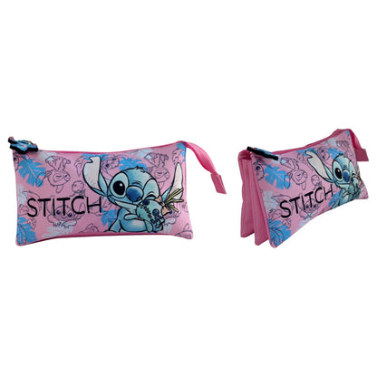 Doll Stitch Disney triple pencil case