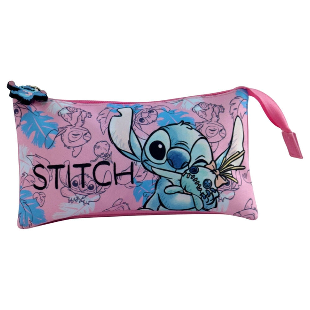 Doll Stitch Disney triple pencil case